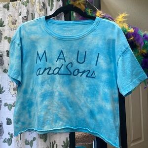 AEO Maui and Sons Cropped Tee
